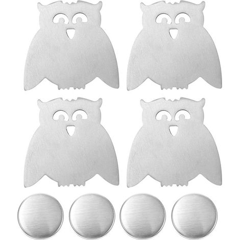 4 Pièces Magnétique Nappe Poids Aimant Fenêtre Rideau De Douche Draperie Poids Pendentif pour Pique- Nique Tables Nappe Poids Hibou en Plein Air Style (1/5)