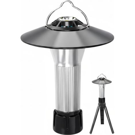 Mini-Laterne mit Ständer – 2-in-1 wiederaufladbar – Magnetische Taschenlampe – Ideal für Camping, Reisen und Notfälle (1/5)