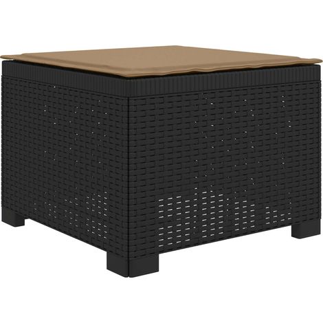 Maison Exclusive - 1-Sitzer Garten-Sofa mit Kissen Rattan-Look PP (1/5)