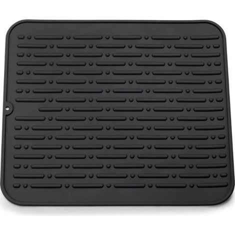 YMYNY Tapis de Séchage Vaisselle XL en Silicone 45 x 40 cm Garantie à Vie (Noir) (1/4)
