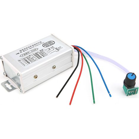Bürsten-Gleichstrommotor-Controller, einstellbare PWM-Drehzahlregelung, DC 9–60 V, 10 A/20 A/30 A (1/5)