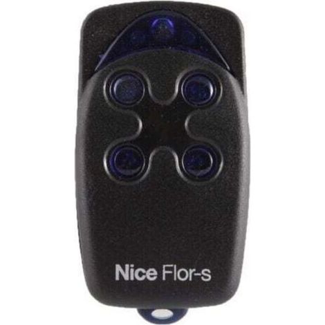 Nice – Télécommande émetteur mural 4 canaux 433.92 MHz – Alimentation 12V – Programmation autoapprentissage – Pour portails et garages - FLO4R-S (1/5)