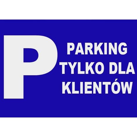 ZI-22 - cartello - Parcheggio riservato ai clienti