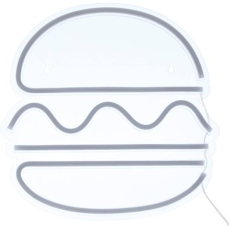 Néon LED Burger 30x30cm - Atmosphera créateur d'intérieur (1/5)