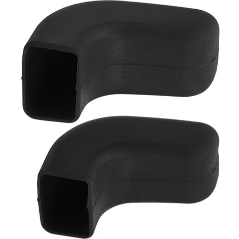 Pare-chocs avant protection crochet remorquage cache noir Jeep Wrangler JK JL Gladiator TJ 2007-2023, paire d'enjoliveurs de remorquage, coque de protection remplacement, accessoire 4x4 extérieur robu (1/5)