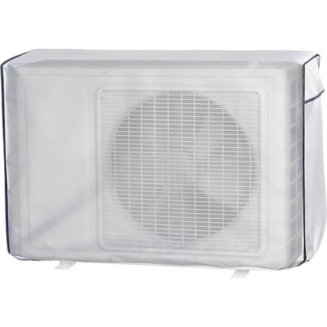 CCYKXAHousse de climatiseur – Protection intégrale coupe-vent Housse pour unité extérieure, maison, jardin, cour, terrasse, pin et débris en bois de coton (1/5)