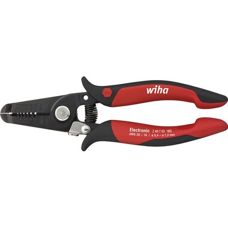 Wiha Pinza spellafili Electronic Stazioni di spellatura 0,4-1,3 mm 165 mm, 6 1/2" (33472)