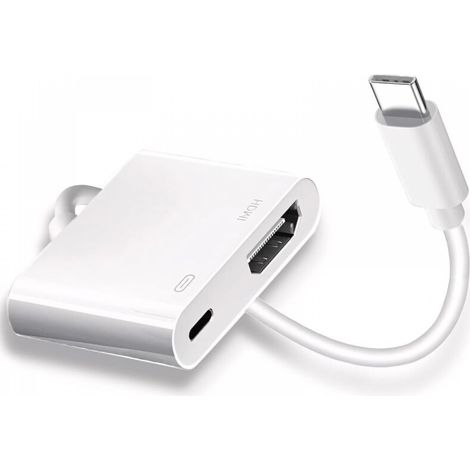 Adaptateur USB C vers HDMI pour téléviseur, USB Type-C vers HDMI avec port de charge (1/5)