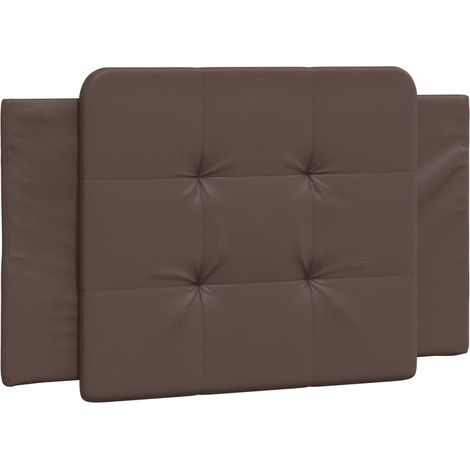 Maison Exclusive - Cuscino Testiera Zadar Marrone 80 cm in Similpelle