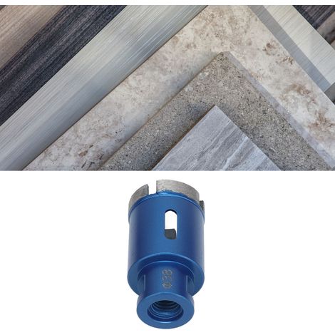 Trépan Diamant M14 pour Marbre et Granit, Outil de Perçage et Découpe 38mm