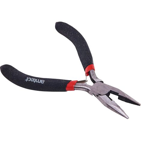Mini long nose plier with spring - B3186 (1/4)