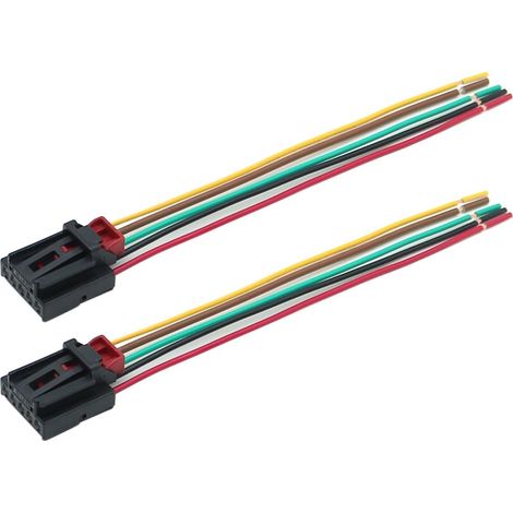 2 Connecteurs De Câble De Feu Arrière pour Passat B6, Golf VII, Beetle, Alhambra, Kamiq, Kodiaq, Scala 5K0972705 5G0972715 (tête Femelle avec Fil) (1/5)