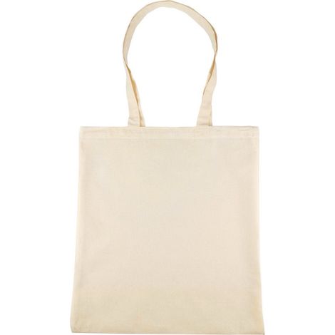 Sac en coton IH Copenhagen 380x420 mm avec anses, sans impression, lot de 5, couleur naturelle (1/5)