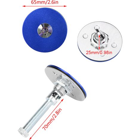 Verrou de capot universel pour voitures (rouge) (1/5)