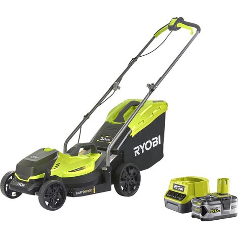RYOBI Tondeuse poussée 18V One+ sans batterie ni chargeur coupe 33cm OLM1833H (1/8)