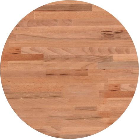 Dessus de table Dessus de bureau Plateau de table Ø40x4 cm rond bois massif de hêtre