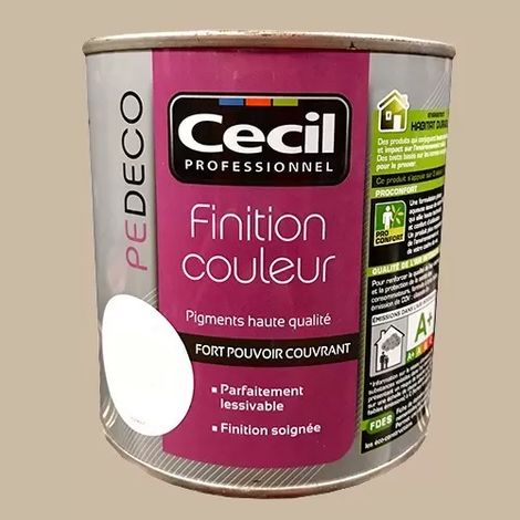 CECIL PE DECO Finition Couleur Argile Mat 0,5 L (1/2)