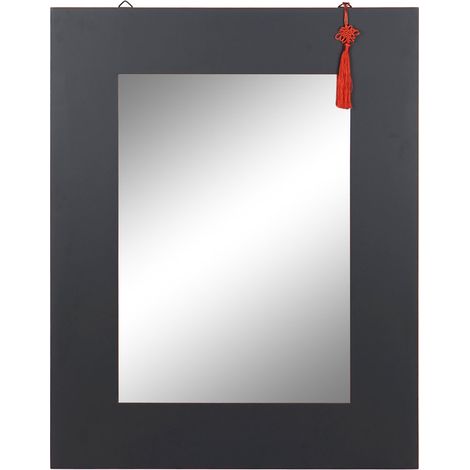 MDF FIR Mirror 70x2x90 Schwarz Oriental FIR MDF Material Farbspiegel Spiegel Familie Details (1/3)