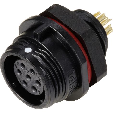 Rundstecker Weipu sp1312 s 7 7-polig robust (1/4)