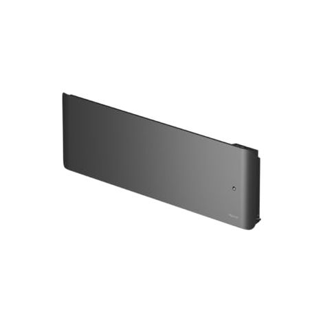 Radiateur à inertie double corps de chauffe NOIROT Evolution plinthe 1000W anthracite connecté
