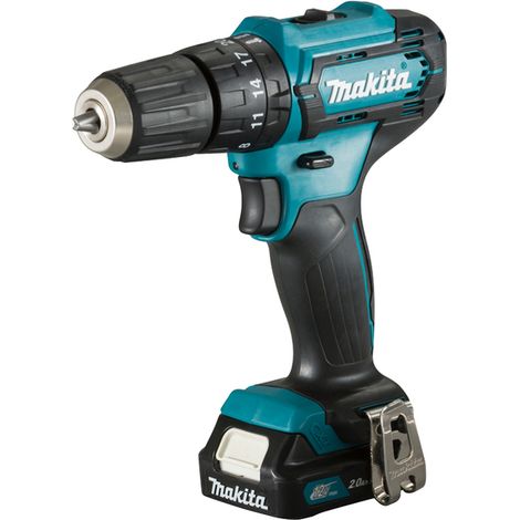 Trapano con percussione 12V Makita 30nm con batterie HP333DSAJ (1/4)