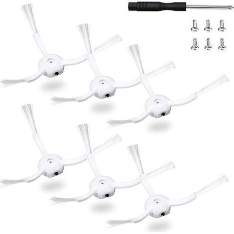 6 spazzole laterali di ricambio per aspirapolvere Xiaomi Roborock S8 S8 Plus S8 Pro Ultra S5 Max S6 S60 S65 S5 S50 S51 S55 (1/4)