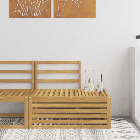 vidaXL Ensemble de canapés d'extérieur Blanc 91 x 63 x 73 cm