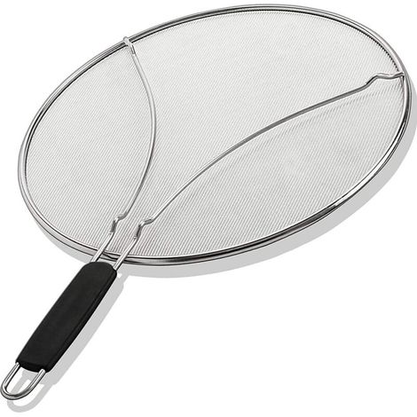 Pare-éclaboussures - Acier Inoxydable - 33 cm - Pour Poêle Casserole Sauteuse - 1 Pièce (1/5)