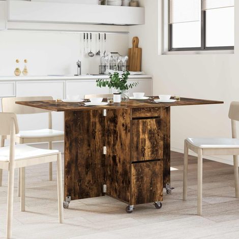 Mesa de comedor 2 pcs 140 x 80 x 77 cm Madera de ingeniería