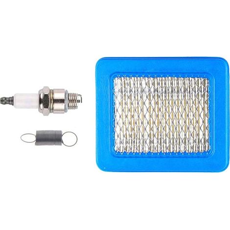 Ressort 790849 - Bougie d'allumage 796112 - Filtre à air 491588S, kit d'entretien Britax (ressort, bougie d'allumage, filtre à air)
