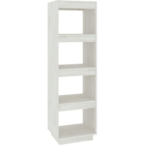 Maison Exclusive - Bücherregal/Raumteiler Weiß 40x35x135 cm Massi