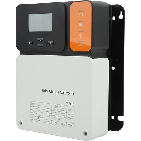 MPPT-Solar-Laderegler 30A mit Lade- und Entladeschutz für 12V, 24V, 36V und 48V (1/5)