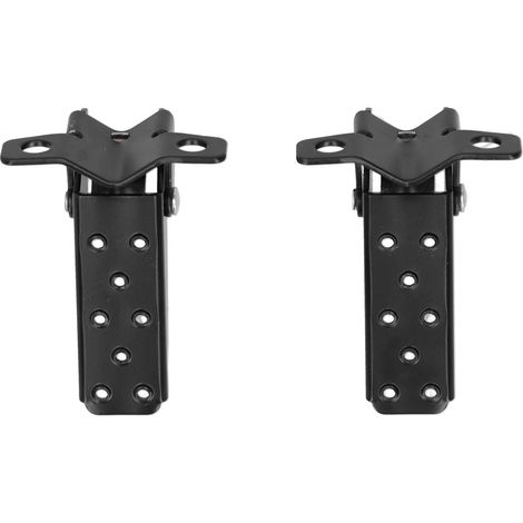 Repose-pieds Pliable Marchepied Moto Scooter Quad Universel Noir Acier Pédale Rétro (1/5)