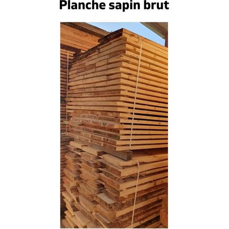 Levigne – Planche sapin massif raboté 200cm – Largeur 200mm – Épaisseur 24mm – Classe 2 pour intérieur et extérieur protégé
