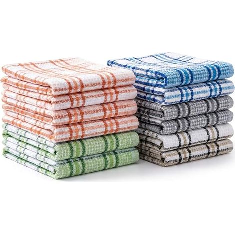 Set of Cotton Kitchen Towels Kitchen Cloths 45 x 65 cm Valencia (1/5)