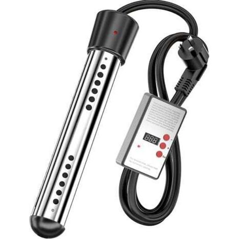 Chauffe-eau électrique à tension d'immersion 3000 W, synchronisation intelligente, chauffe-eau de piscine, chauffe-eau portable, adapté aux étangs, seaux, (1/3)