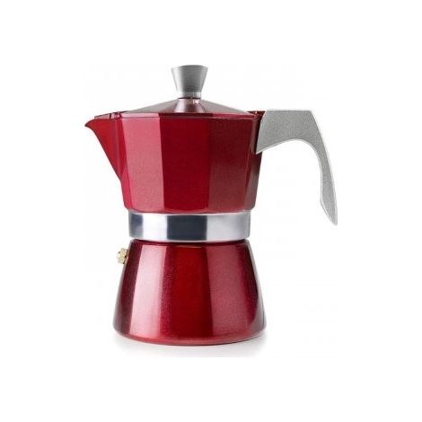 Ibili 623202 - Cafetera Italiana Evva Red 2 Tazas