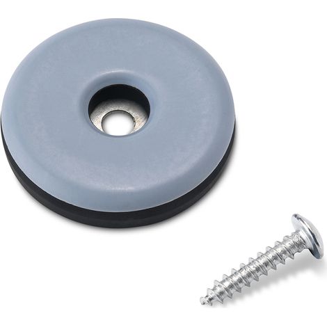 Deslizador Mueble  7,5Xø38Mm Patin Tornillo Ptfe Inofix 4 Pz