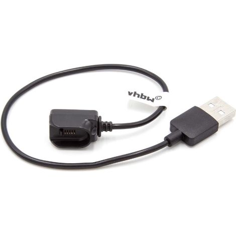 vhbw USB Ladestation kompatibel mit Plantronics Voyager Legend Bluetooth Headset Kopfhörer - Ladekabel Schwarz