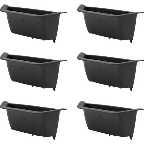 6 poignées de porte intérieures compatibles avec BMW F25 F26 X3 X4 (2011-2017), avant gauche, noires (1/5)