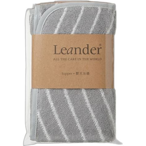 Leander Topper Bio-Baumwolle Handtuch 'Cool Grey' 50x65 cm (1/3)