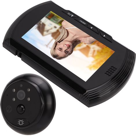 Caméra de judas numérique 2 MP 1080p avec écran LCD 4,5 pouces, détection de mouvement et vision nocturne pour la sécurité de votre domicile. (1/5)