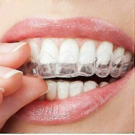 Lot de 12 protège-dents en silicone pour la nuit, contre le grincement et le serrement des dents pendant le sommeil. (1/5)