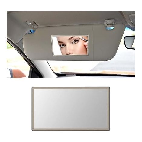 Car Sun Visor Mirror, Car Vanity Mirror, Car Makeup Mirror, Small, 110 x 65 mm, 1 Piece (1/5)
