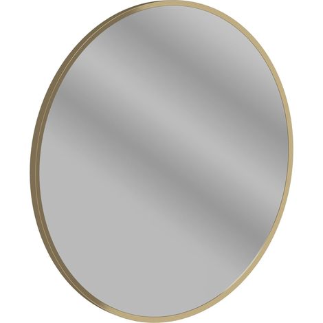 Signature Olivia Round Bathroom Mirror 500mm Diameter - Brushed Bronze