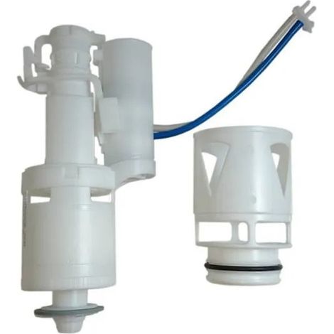 Kit soupape pour WC CUBIK – Mécanisme de chasse d'eau – Longueur 20cm – Compatible Valsir pour installation facile (1/2)
