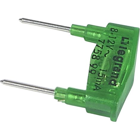 Legrand 069499 Lámpara de repuesto Plexo, 12 V, 15 mA, verde