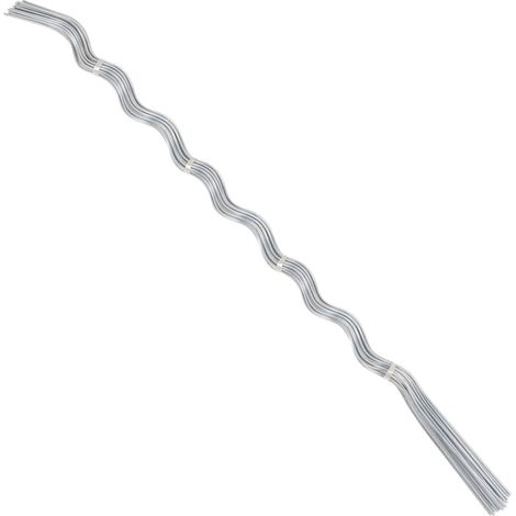 Tuteurs spiralés pour plantes, 20 unités, 170 cm, acier galvanisé - AquaForge (1/5)