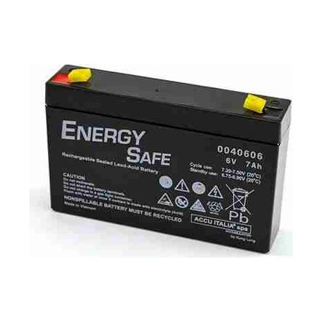 Batteria al Pb AGM VRLA serie Energy Safe 6V 7,0Ah C20 (F1)