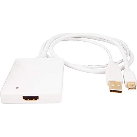 Urban Factory CBB21UF - Adaptateur de câble (Mini DisplayPort, HDMI, USB, mâle/femelle, blanc, 0.18m) (1/2)